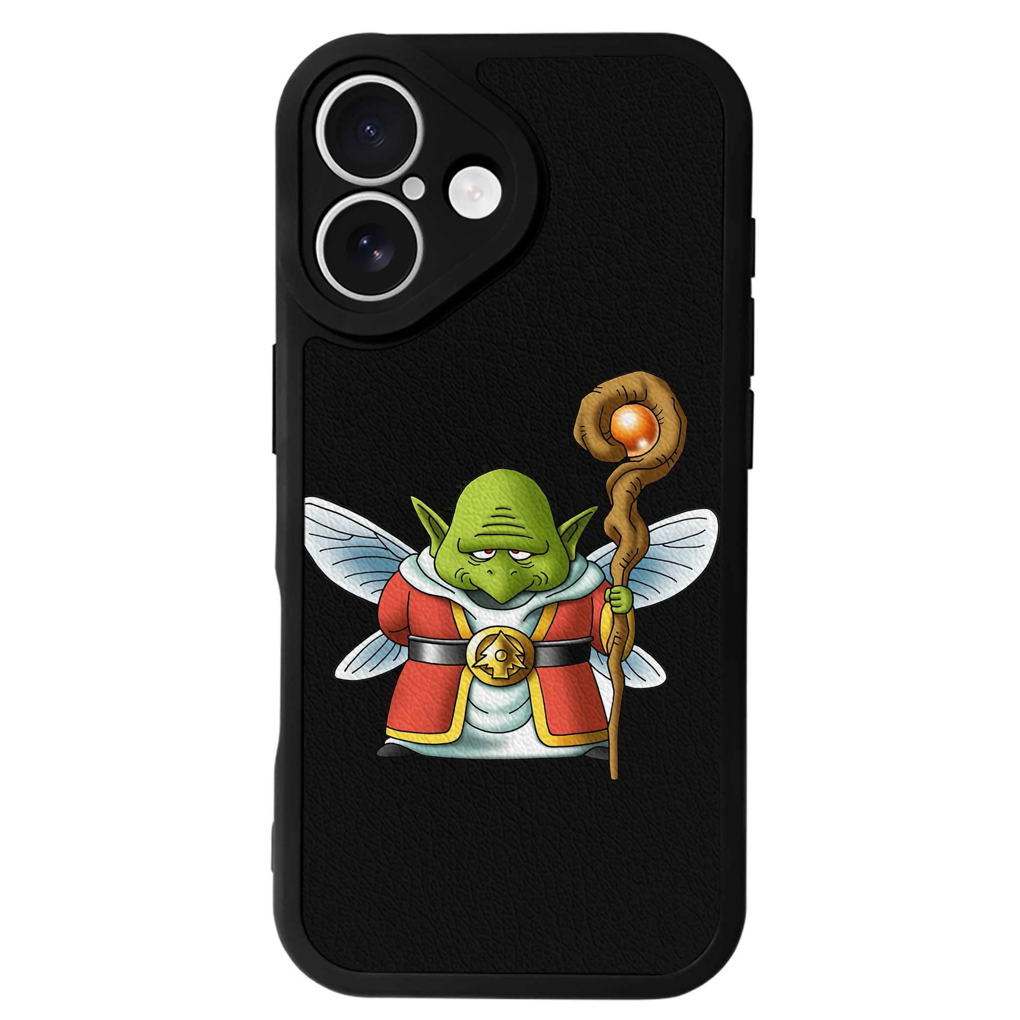 （画像用） ドラゴンクエスト Doragon Kuesuto Dragon Quest 【iPhone 16シリーズ対応】シリコンスマホケース（レザー調） 材質：シリコン